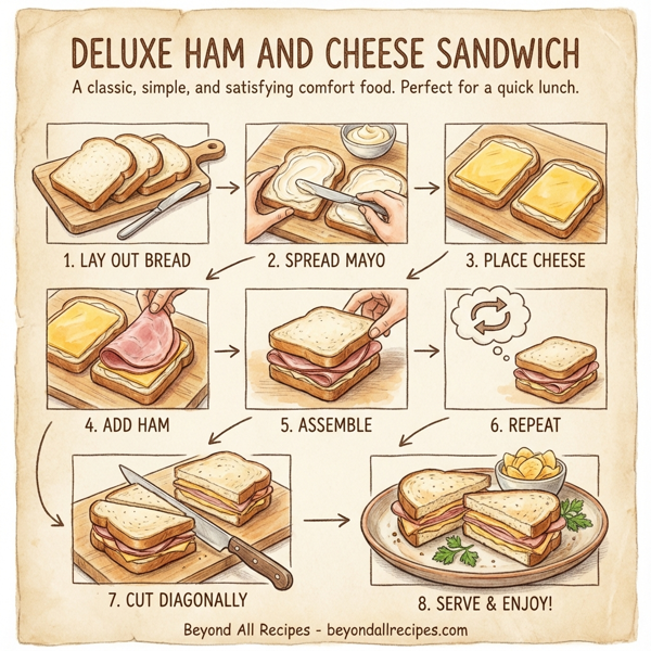 Deluxe Ham and Cheese Sandwich instructions