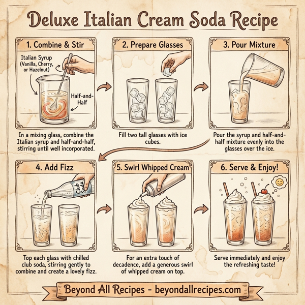 Deluxe Italian Cream Soda instructions