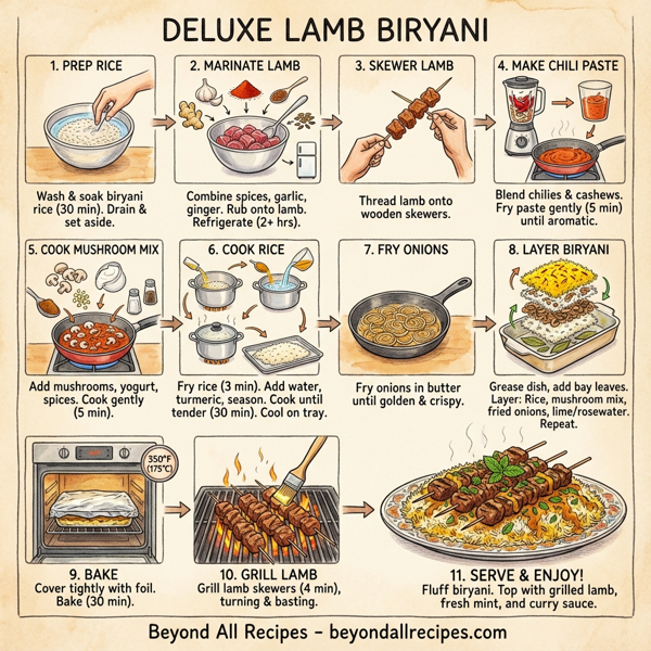 Deluxe Lamb Biryani instructions