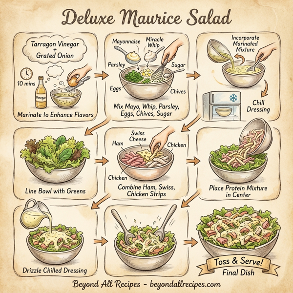 Deluxe Maurice Salad instructions
