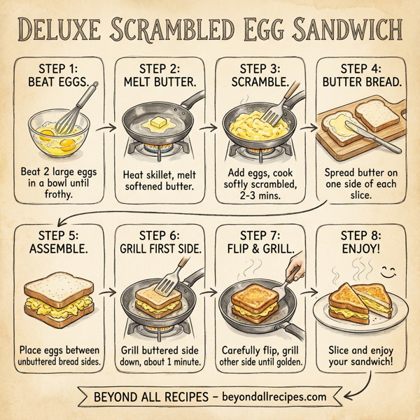 Deluxe Scrambled Egg Sandwich instructions