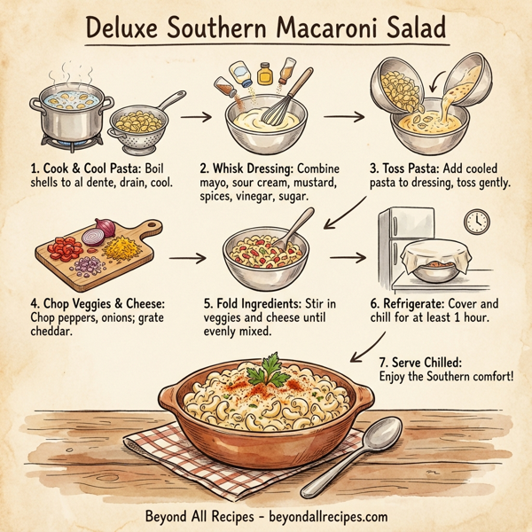 Deluxe Southern Macaroni Salad instructions