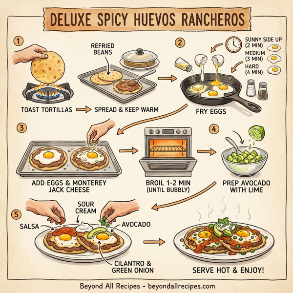 Deluxe Spicy Huevos Rancheros instructions