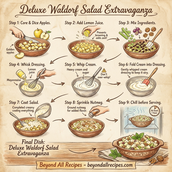 Deluxe Waldorf Salad Extravaganza instructions