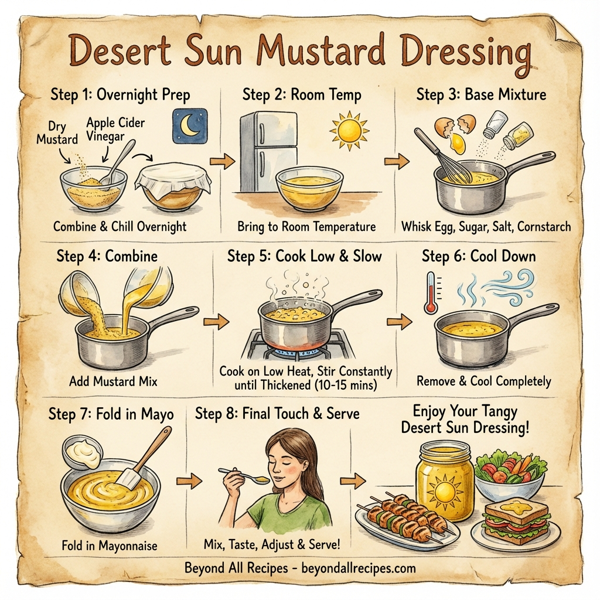 Desert Sun Mustard Dressing instructions