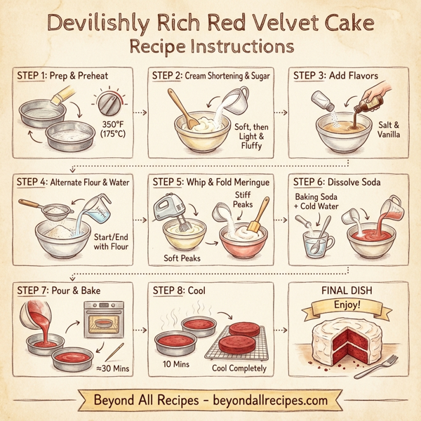 Devilishly Rich Red Velvet Cake instructions