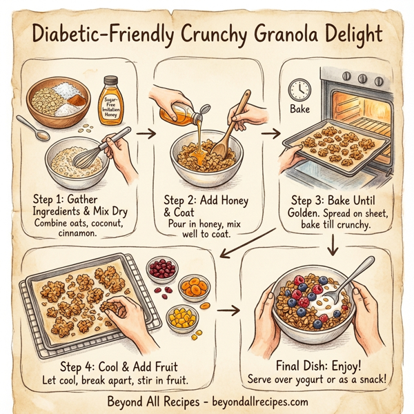 Diabetic-Friendly Crunchy Granola Delight instructions