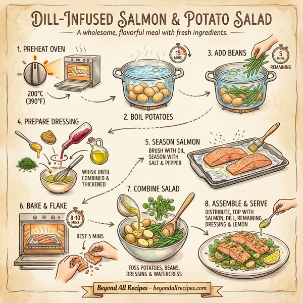 Dill-Infused Salmon and Potato Salad instructions
