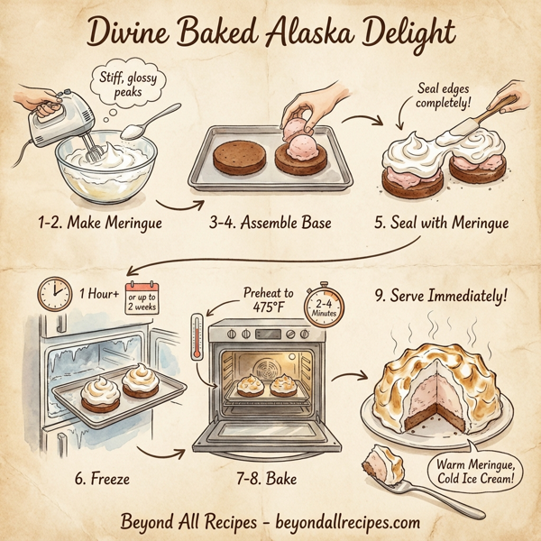 Divine Baked Alaska Delight instructions