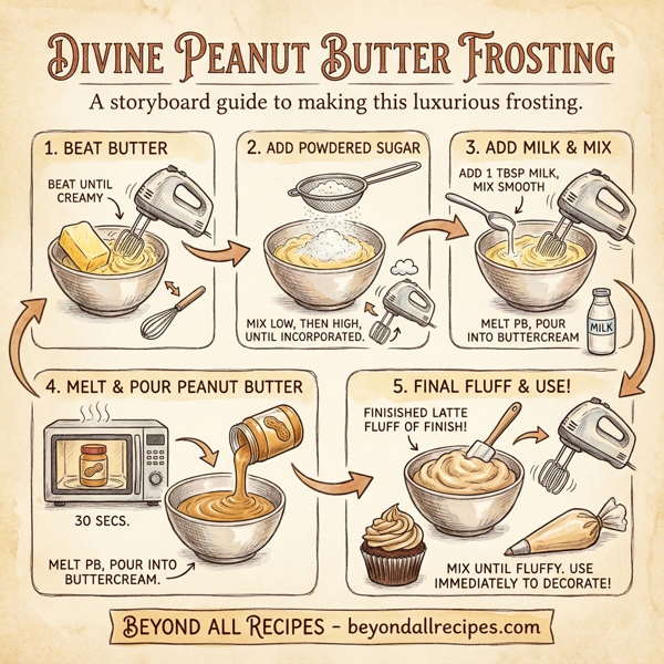 Divine Peanut Butter Frosting instructions