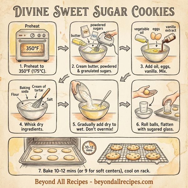 Divine Sweet Sugar Cookies instructions
