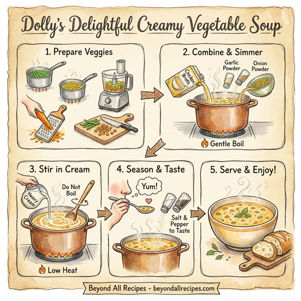 Dolly's Delightful Creamy Vegetable Soup instructions