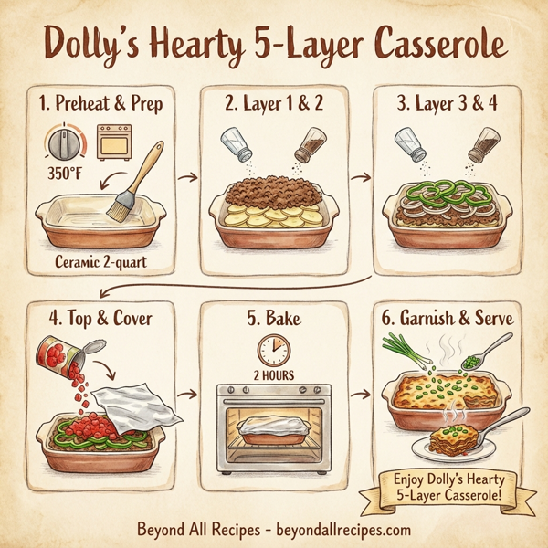 Dolly's Hearty 5-Layer Casserole instructions