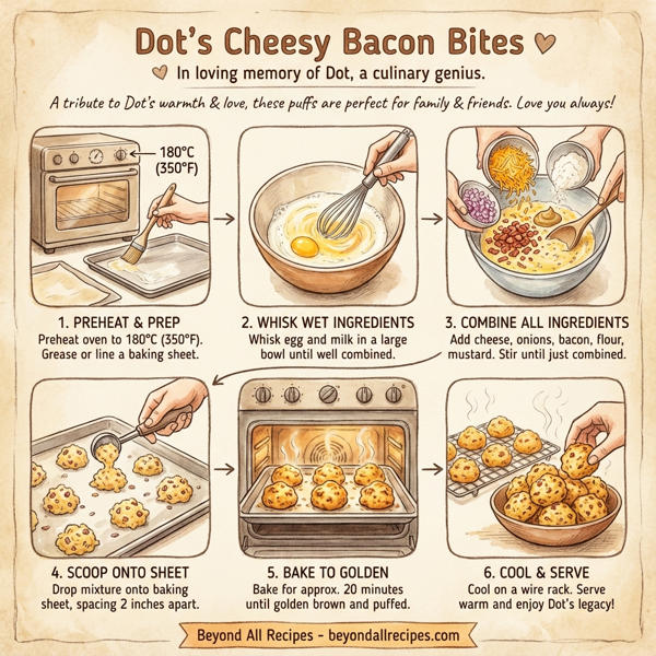Dot's Cheesy Bacon Bites instructions