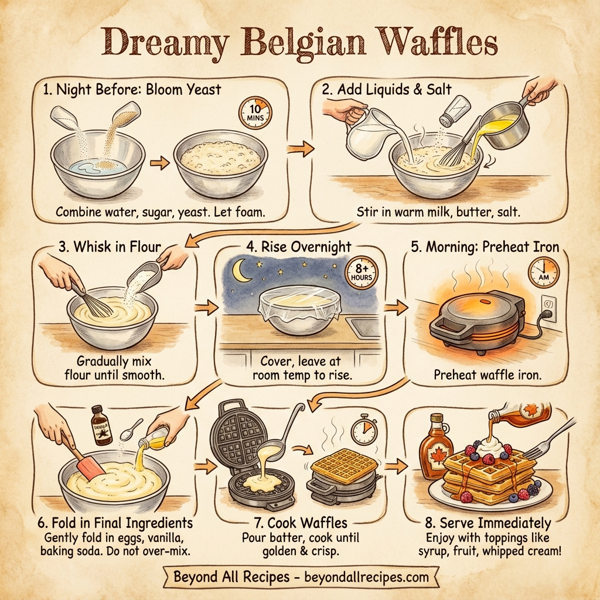 Dreamy Belgian Waffles instructions