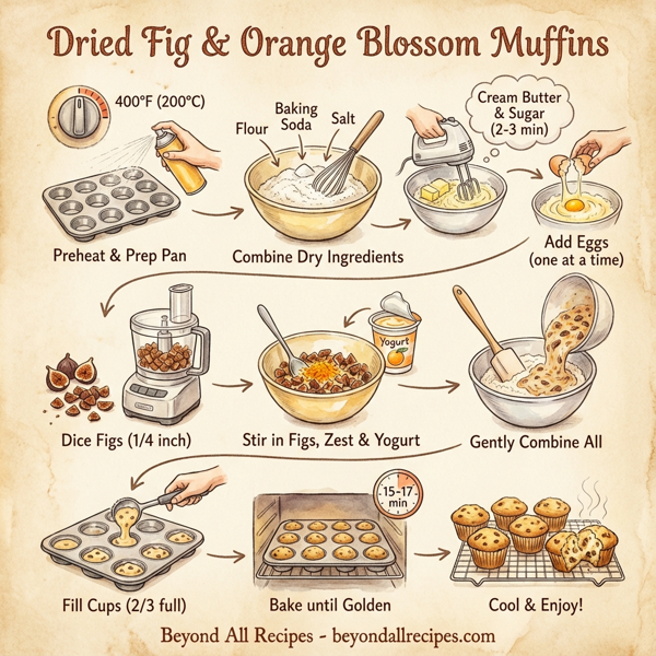 Dried Fig & Orange Blossom Muffins instructions