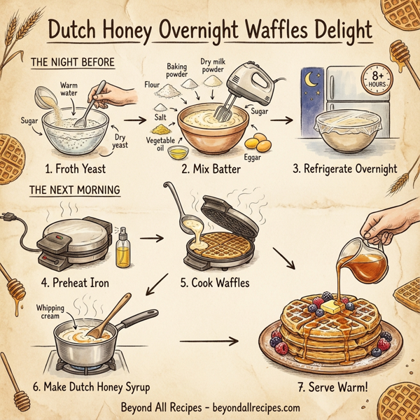 Dutch Honey Overnight Waffles Delight instructions