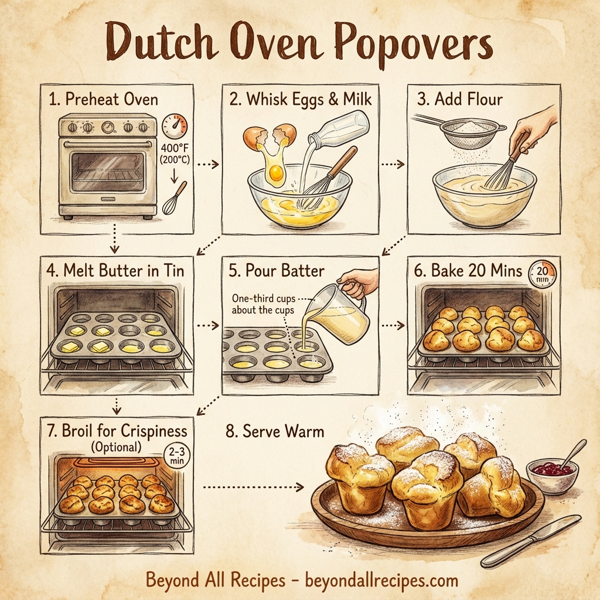 Dutch Oven Popovers instructions