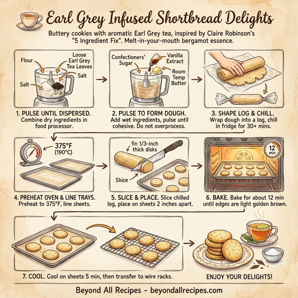 Earl Grey Infused Shortbread Delights instructions