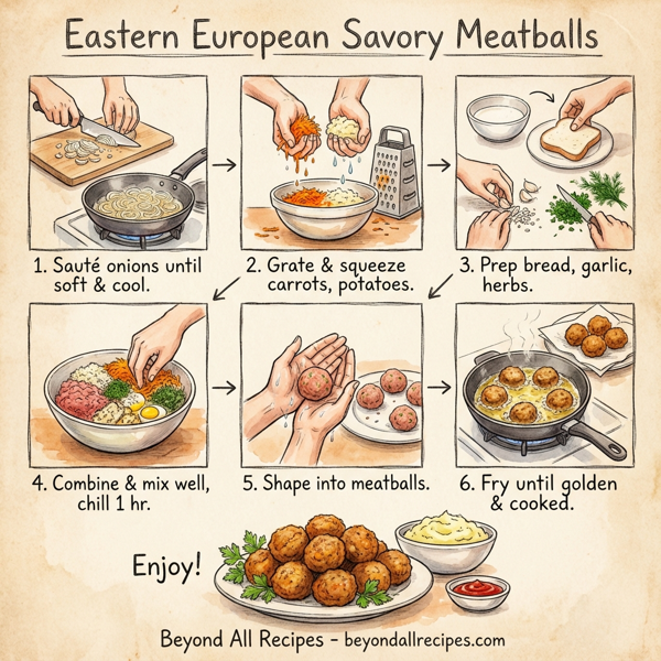 Eastern European Savory Meatballs instructions
