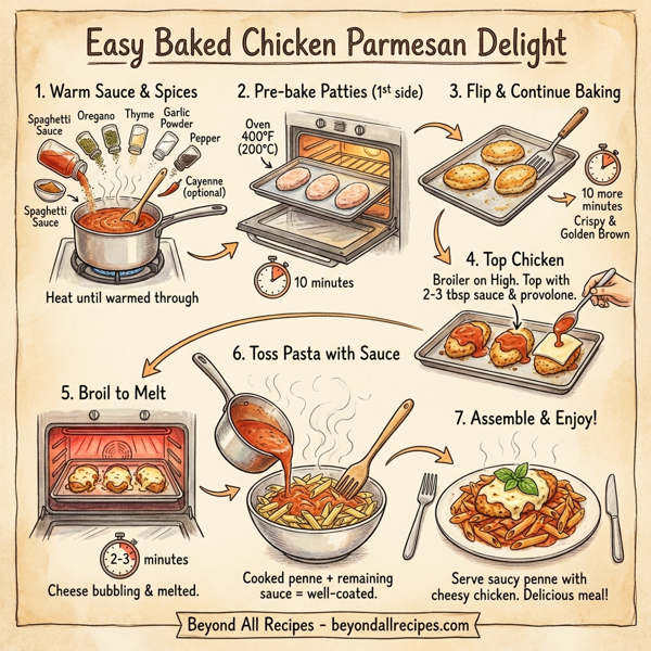 Easy Baked Chicken Parmesan Delight instructions