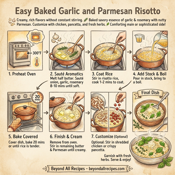 Easy Baked Garlic and Parmesan Risotto instructions
