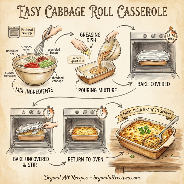 Easy Cabbage Roll Casserole instructions