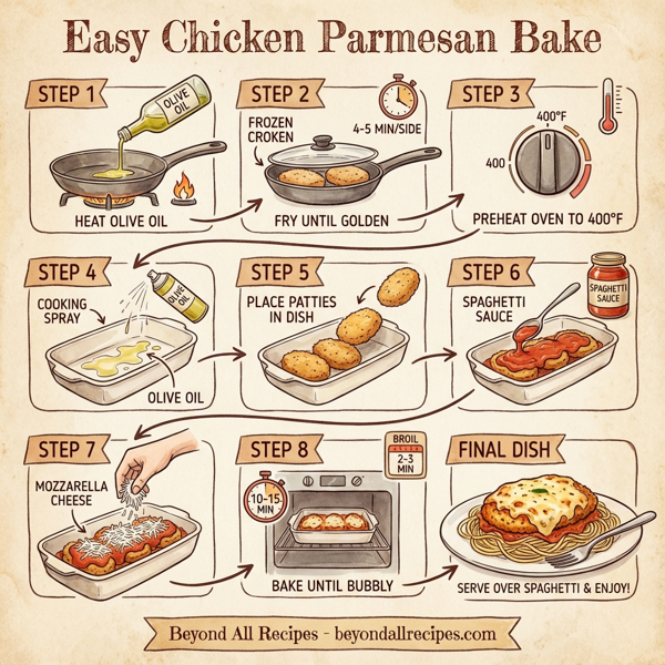 Easy Chicken Parmesan Bake instructions