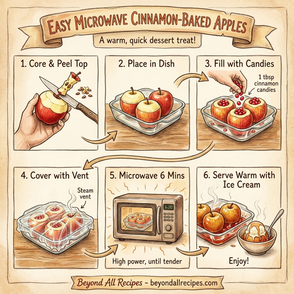 Easy Microwave Cinnamon-Baked Apples instructions