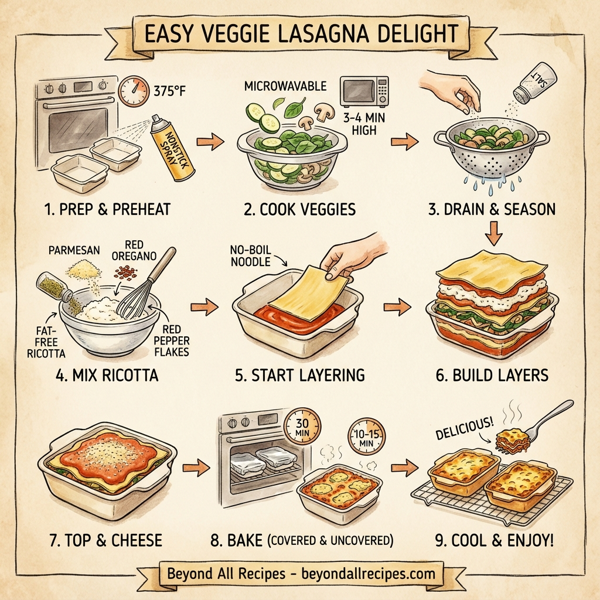 Easy Veggie Lasagna Delight instructions