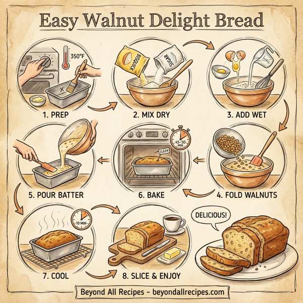 Easy Walnut Delight Bread instructions