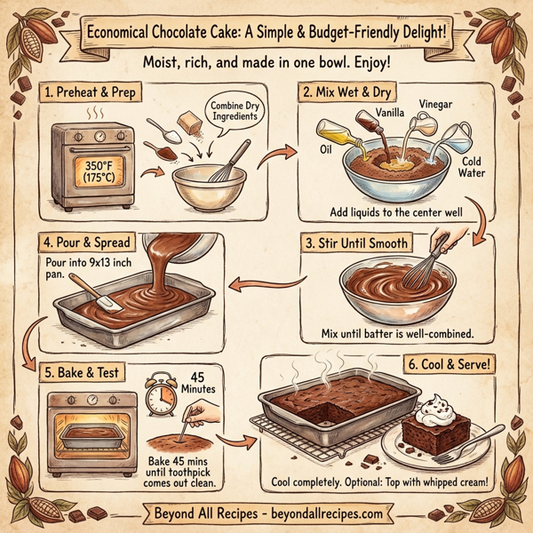 Economical Chocolate Cake instructions