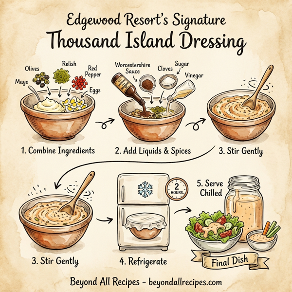 Edgewood Resort's Signature Thousand Island Dressing instructions
