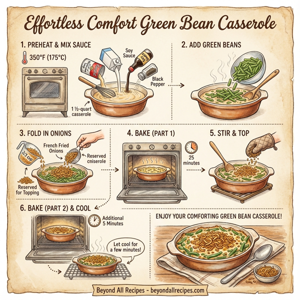 Effortless Comfort Green Bean Casserole instructions