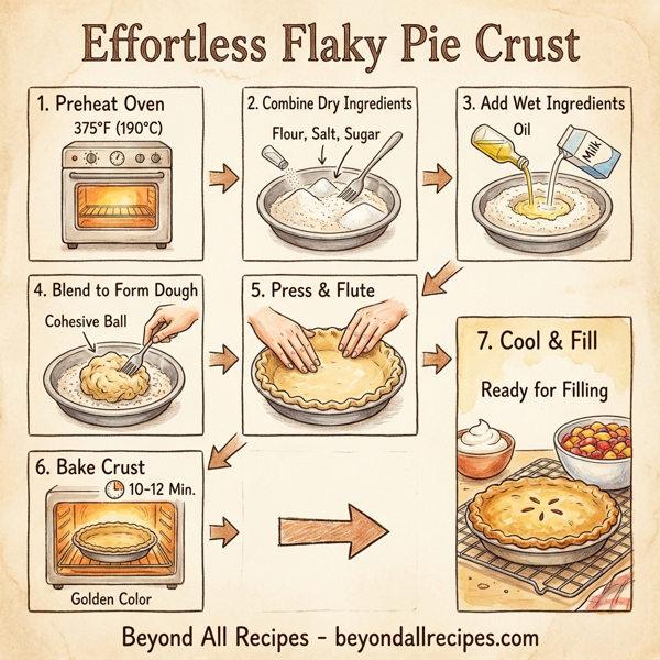 Effortless Flaky Pie Crust instructions