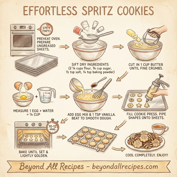Effortless Spritz Cookies instructions