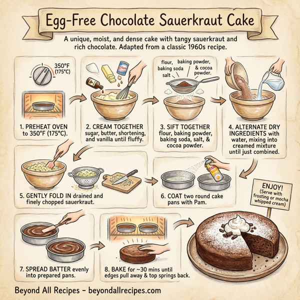Egg-Free Chocolate Sauerkraut Cake instructions