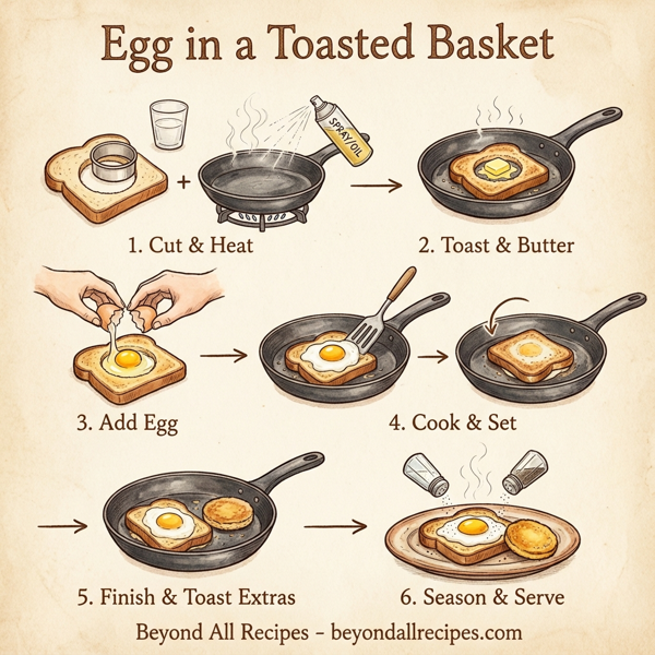 Egg in a Toasted Basket instructions