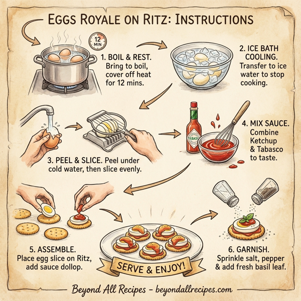 Eggs Royale on Ritz instructions