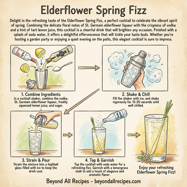 Elderflower Spring Fizz instructions