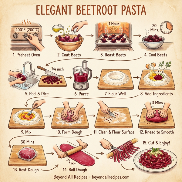 Elegant Beetroot Pasta instructions