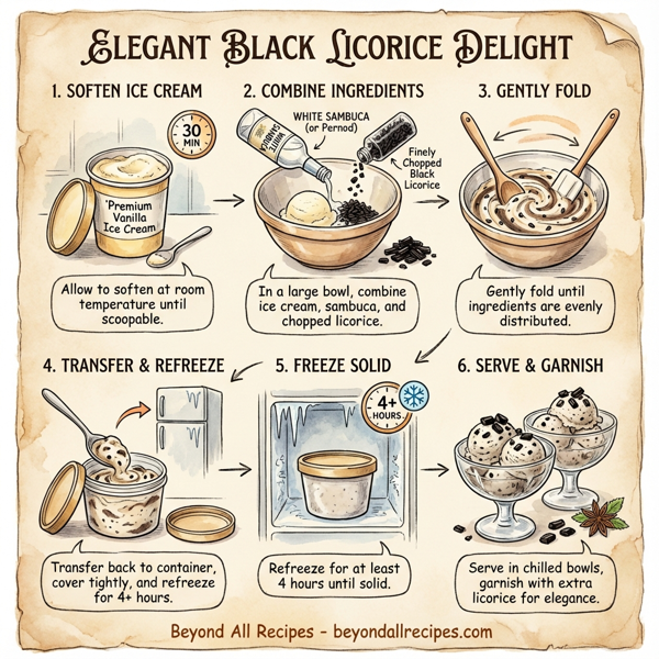Elegant Black Licorice Delight instructions