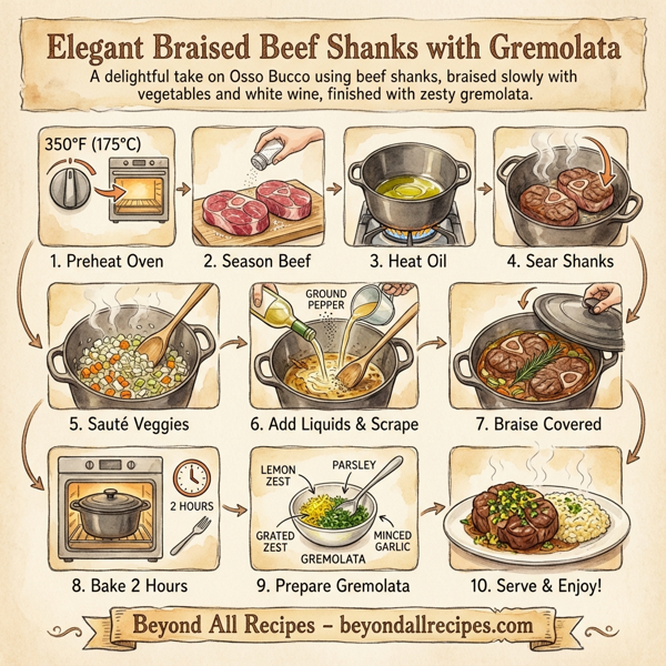 Elegant Braised Beef Shanks with Gremolata instructions