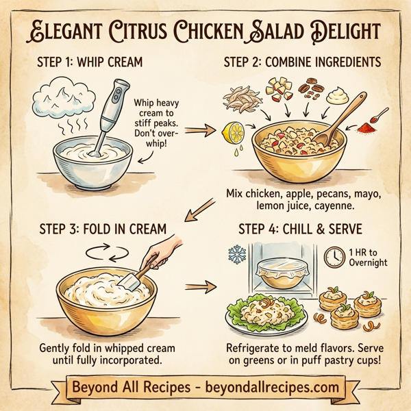 Elegant Citrus Chicken Salad Delight instructions
