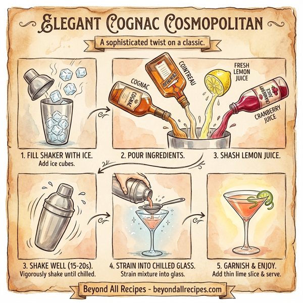 Elegant Cognac Cosmopolitan instructions