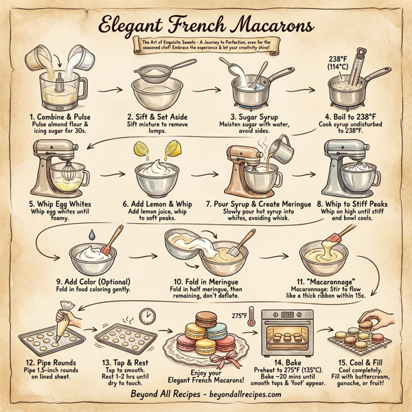 Elegant French Macarons instructions