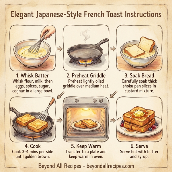 Elegant Japanese-Style French Toast instructions