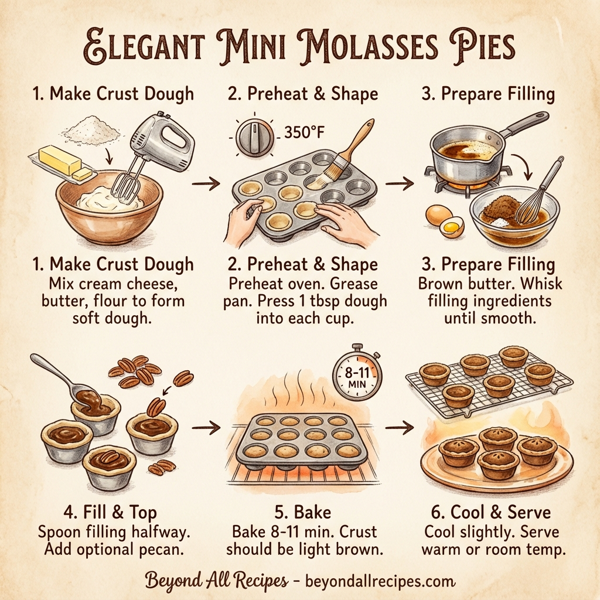 Elegant Mini Molasses Pies instructions