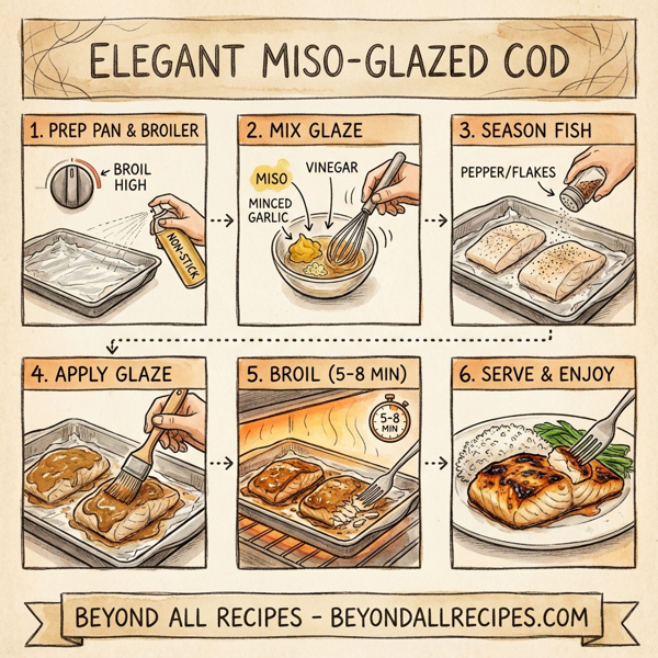 Elegant Miso-Glazed Cod with Ginger and Garlic instructions