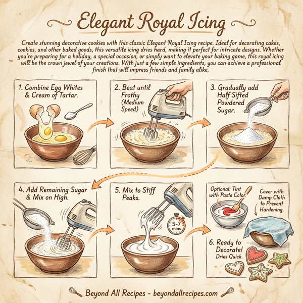 Elegant Royal Icing instructions